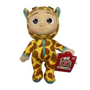 CoComelon JJ Giraffe Plush Doll Jazwares 8" Soft‎ Stuffed Toy Baby Kids NEW TAGS